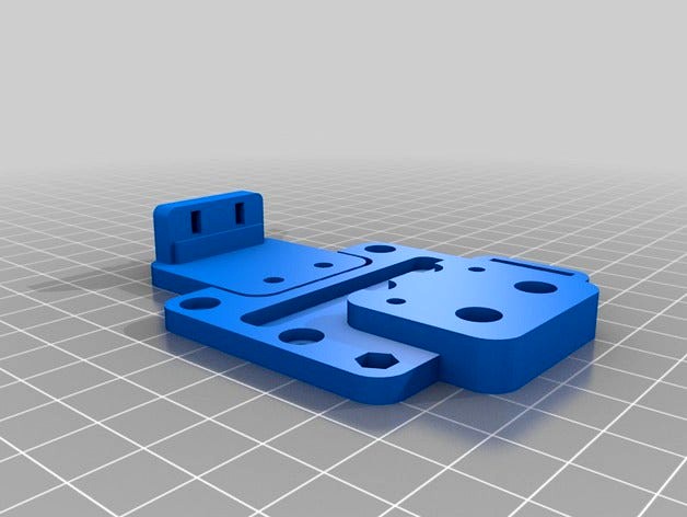 HICHIC/HICTOP X axis mount for Prusa i3 MK2S extruder + pinda probe by spit2k1