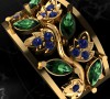 Grapes earring Part of garniture 3D Model