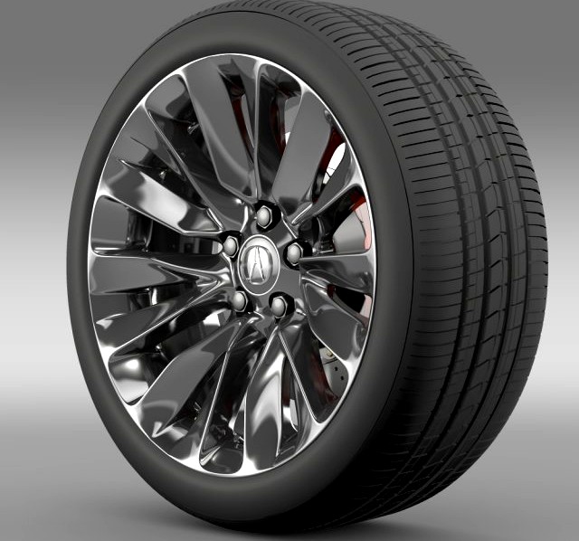 Acura RLX wheel 3D Model