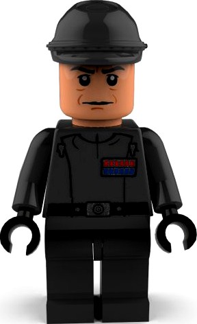 Admiral Piett Lego 3D Model