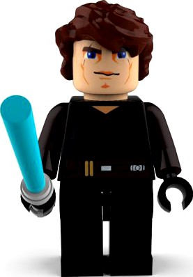 Anakin Apprentice Lego 3D Model