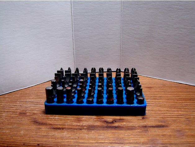 Hex bit holder by 3dDesignPrint