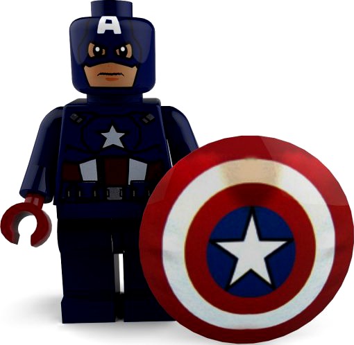 Captain America Lego 3D Model