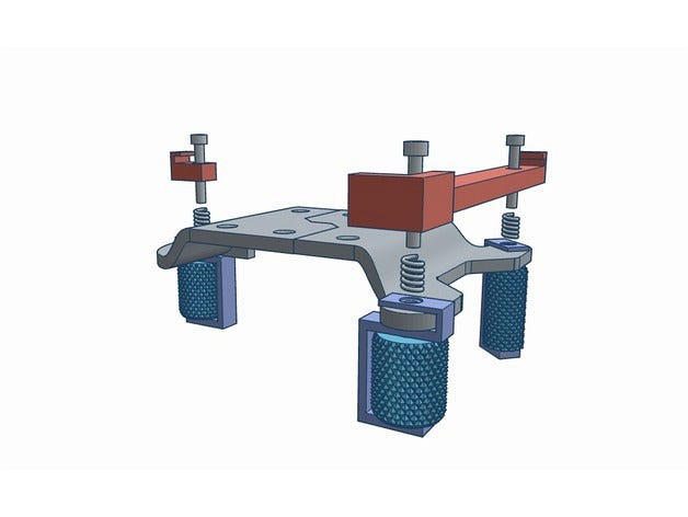 Trinus - Bed Level Adjustment Screw Assembly by netlands