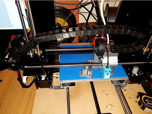 Anet A6 x carriage upgrade - e3d,  cube type sensor mount, cable chain + mounts, plus configuration file for skynet by gadget_man