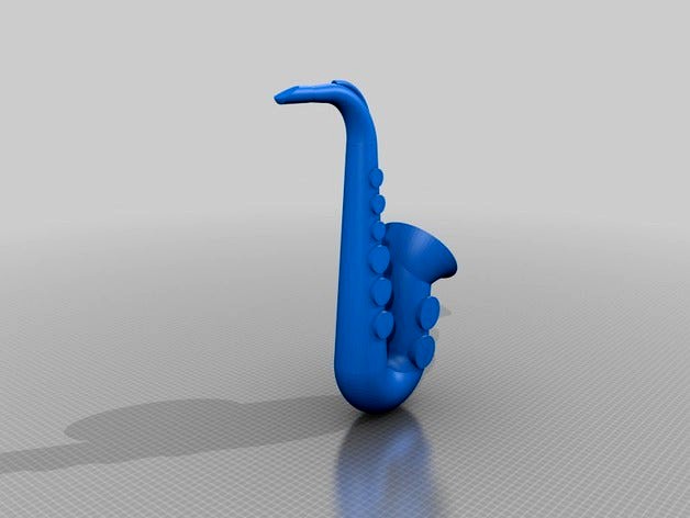 saxophone model by 3DFonzy