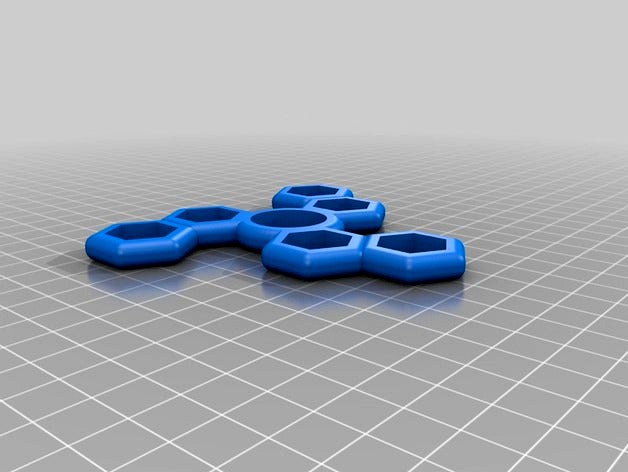 Hex nut Spinner by BasejCar