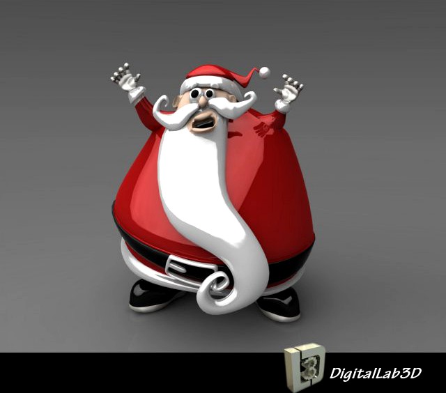 Santa Claus 3D Model