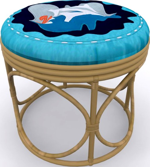 Cane Stool 3D Model