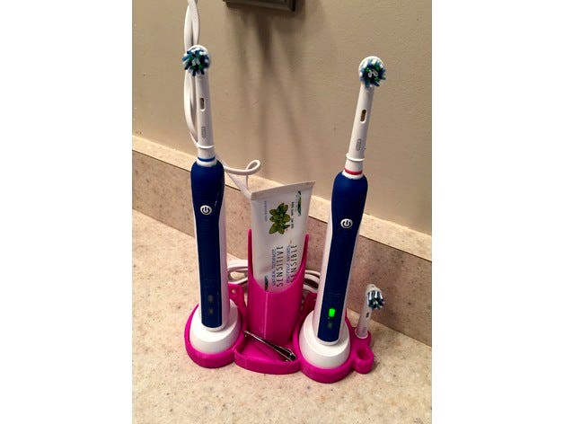 Oral B Tooth Brush Holder Station by Motoarzan