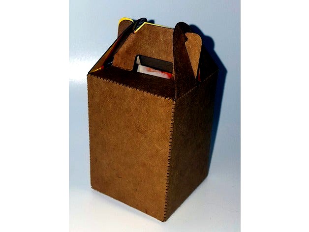 Cereal Box Foldable Eggbox by SnoBahr