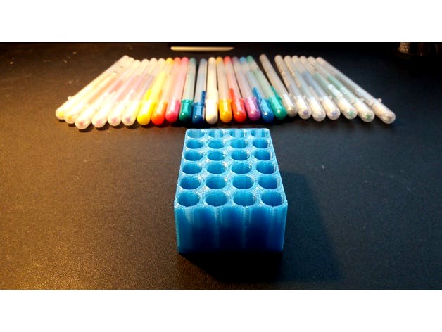 Gelly pen holder (24 pens) by RoboCouple