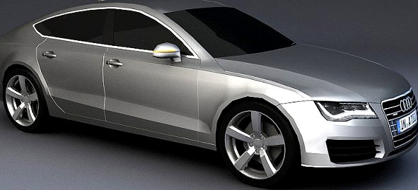 Audi A7 2011 3D Model