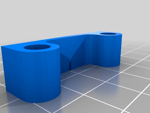 LED Strip Mount for 250 Quadcopter Carbon Frame by vegos