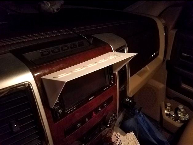 Dodge Ram Radio Shield by veaceonee