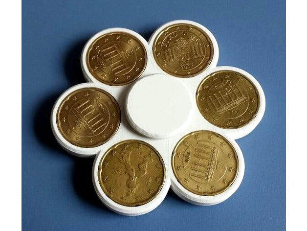 Yet Another Coin Fidget Spinner, Customizable by TimeWaster