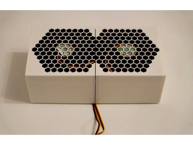 Air Filter System to reduce ABS smell for enclosured printers by datdiy