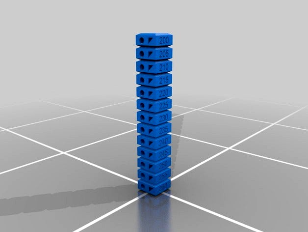 temperature tower 260 to 200 with holes by castduit