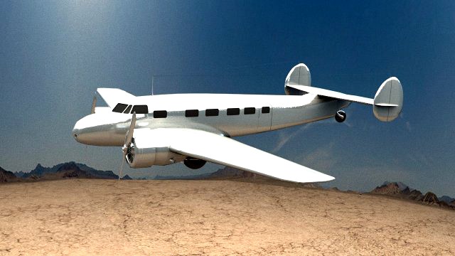 Lockheed Model 10 Electra 3D Model