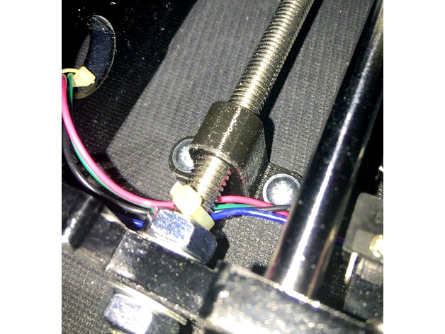 Fixing for use with Anet A8 threaded rods. by MattKi