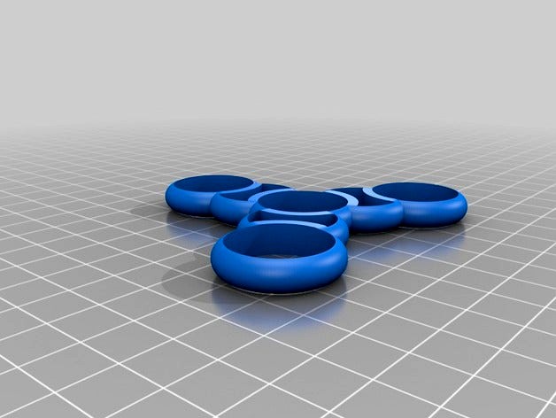 circular fidget spinner basic by GijsMTB
