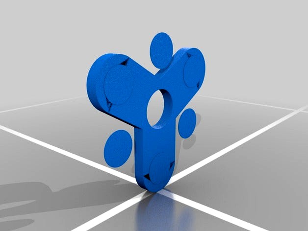 Fidget Spinner (.75" Bearing / 4 Penny Weights) by ssj2gohan