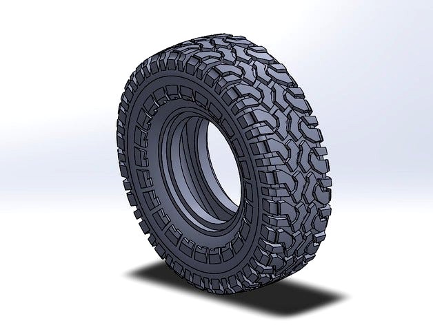 1.9 Tire 110mm by Vasek_3Dmodel