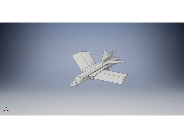 Elliptical swept wing jet by theemptyqueue