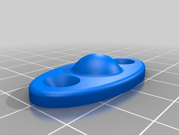 Roller blind pull string fastener by GalFisk