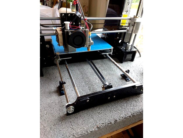 Anet A8 Swing Clamp down Brackets by Beardie7