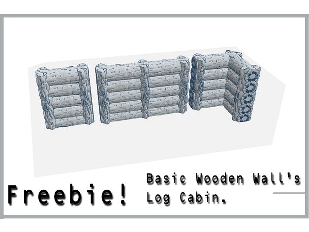 Hayland Terrain  28mm Log Cabin / Basic walls by haylandterrain