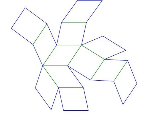 Nets of Polyhedra by kitwallace
