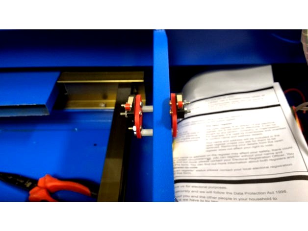 K40 Lid Interlock Mount by plexer