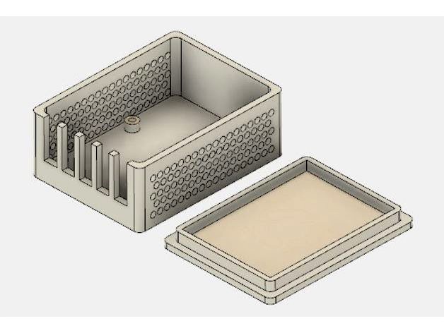 Enclosure for Cheap3d 55A MOSFET Switching Board by Solarmax