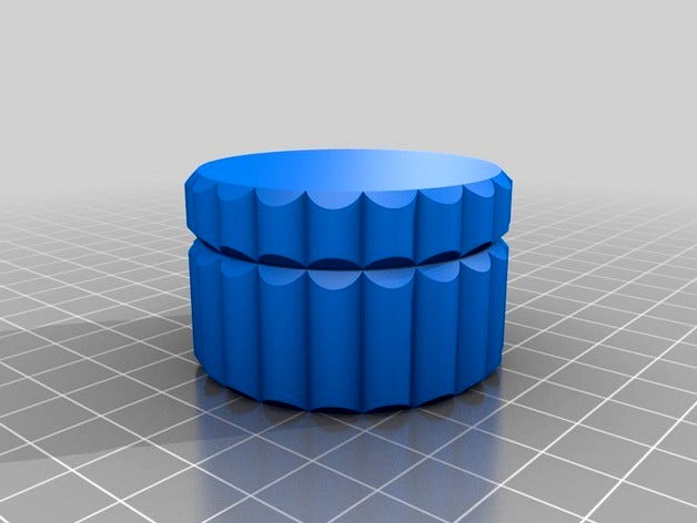 Virtical Ridged Box by JorgTheElder