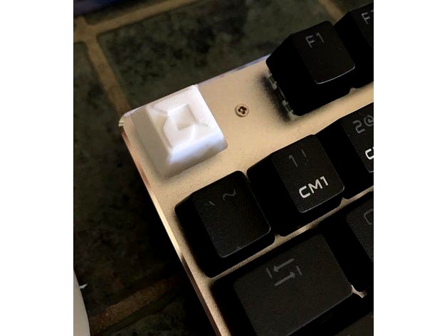 AMD keycap and Blank Keycap by F0xdude