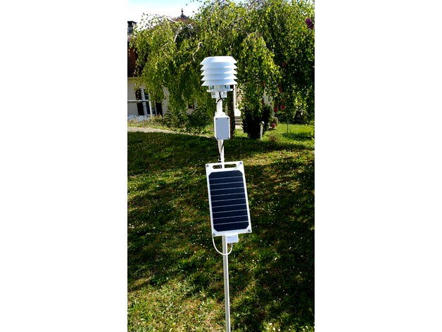 Solar Weather Station Temperature/Humidity/Pressure by Skulbl4k4