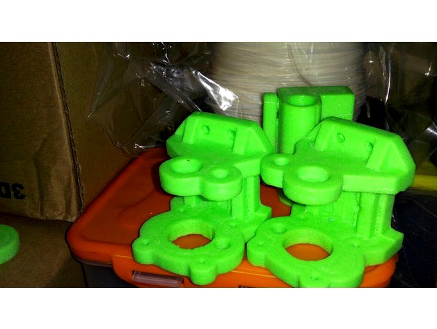 Anti Z wob prusa i3 MK2 X (Z axis) by paunklimited