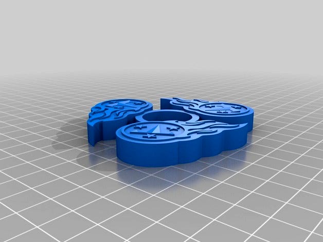 Tennessee Titans Fidget Spinner - Wingnut2k by wingnut2k