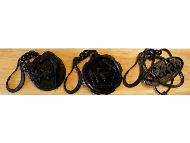 (Interactive) <3 STEM Keychains by WeeksB