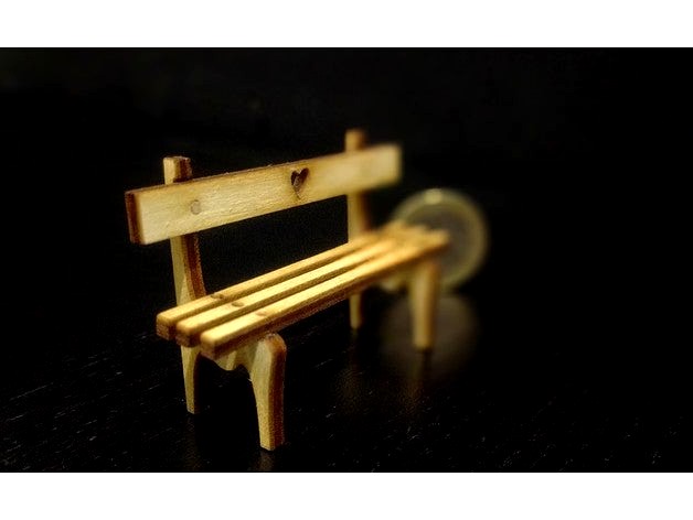 Tiny bench by Lapkritis