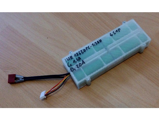 18650 Battery Box for 4S1P configuration by nucu