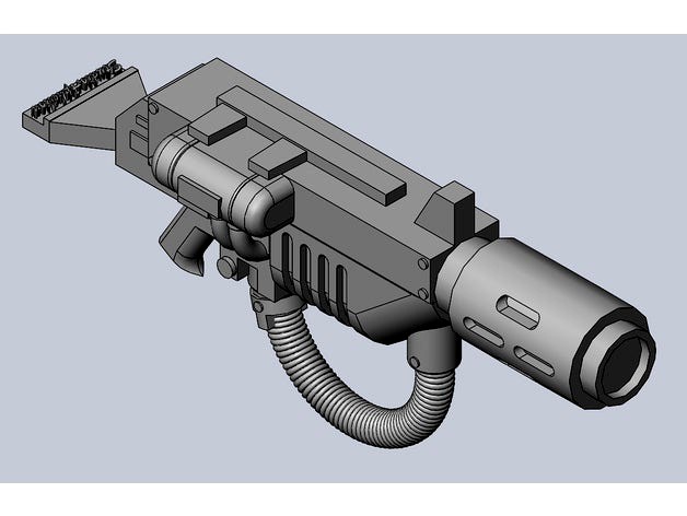 Meltagun Warhammer 40k 40,000 by AphelieCreations
