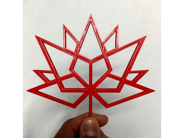 Canada 150 Logo Wireframe by makerwiz