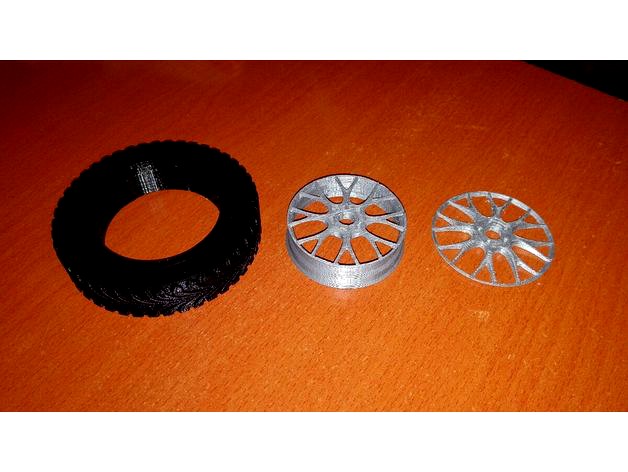 Tire and rim with tire change posibility by ASM