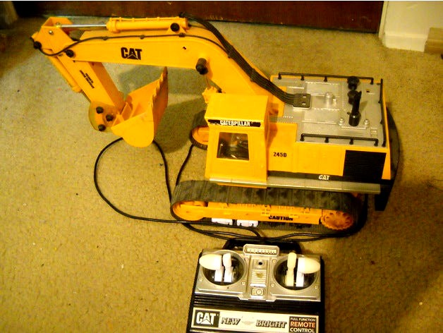 New Bright 245d excavator lower drive box case repair and cab ratchet mec by caj