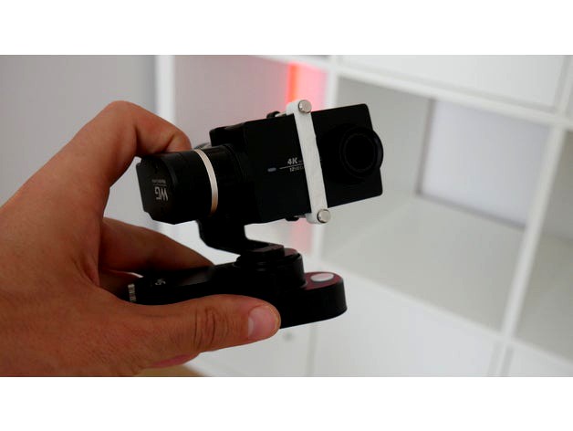 Yi 4K holder for Feiyu WG (Wearable) gimbal by aperezyt