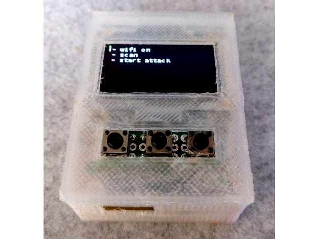 1.3inch portable Esp8266 Deauther by beukhof1