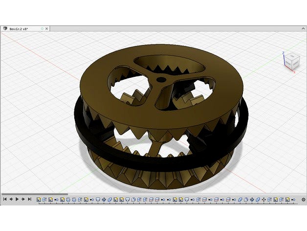 Bevel Gear Demo (Instructables Competition) by AcrimoniousMirth