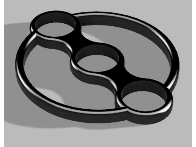 Fidget Spinner Dual Circle by CarnageXB